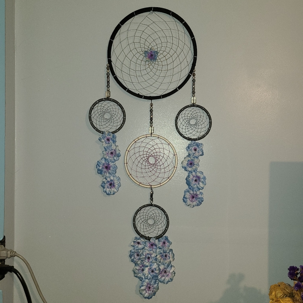 Two Floral Wall Hangings